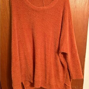 Cozy Orange Women's Sweater